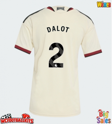 Manchester United Diogo Dalot #2 Replica Third Stadium Shirt for Women 2026-27 Short Sleeve